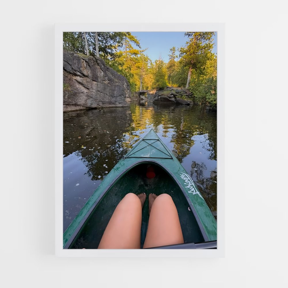 Poster Glisse en Équilibre – affiche Canoë-kayak (vue 3)